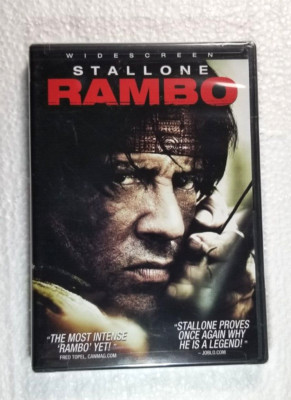 RAMBO Stallone Widescreen Edition DVD SEALED  2008 ACTION CLASSIC Adventure NEW