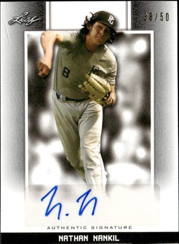 2019 Leaf Perfect Game National Showcase - Nathan Nankil #BA-NN1