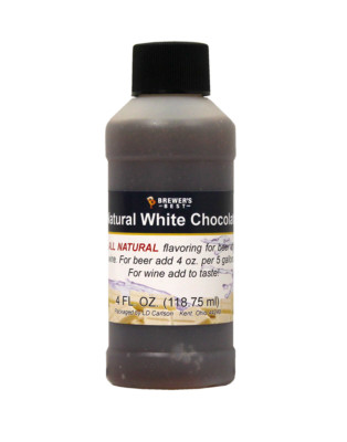  Brewers Best Natural WHITE CHOCOLATE Flavoring Fruit Flavors for Beer & Wine