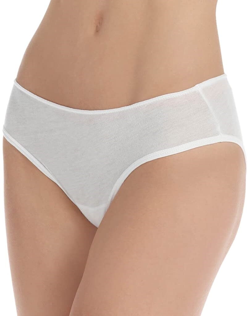 Skin Women's 246689 Organic Cotton Boyshorts White Underwear Size XS