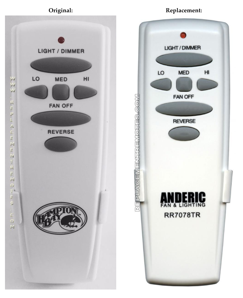 Ceiling Fan Up Down Light And Reverse Remote Control Chq7081t