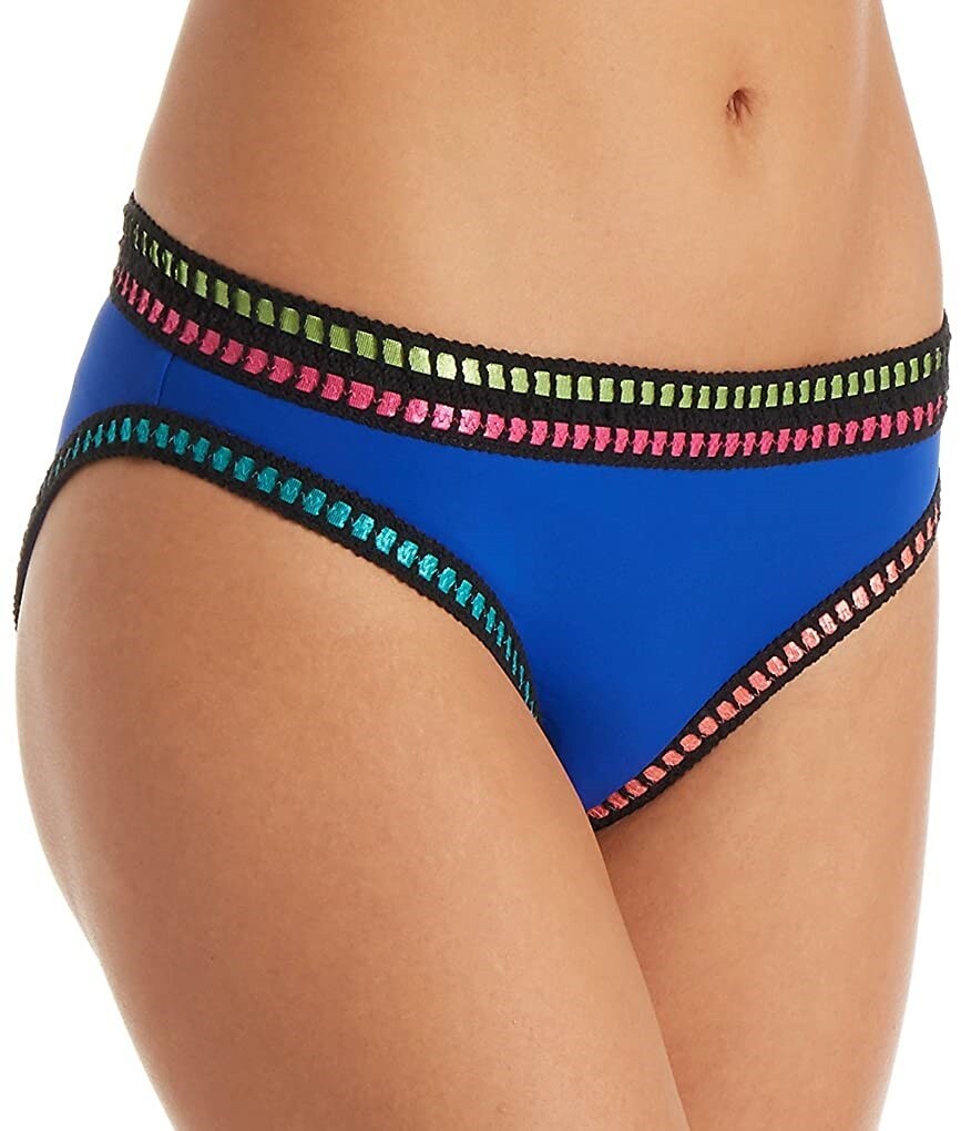 La Blanca Womens 177379 Threading Along Bikini Bottom Hipster Size 16