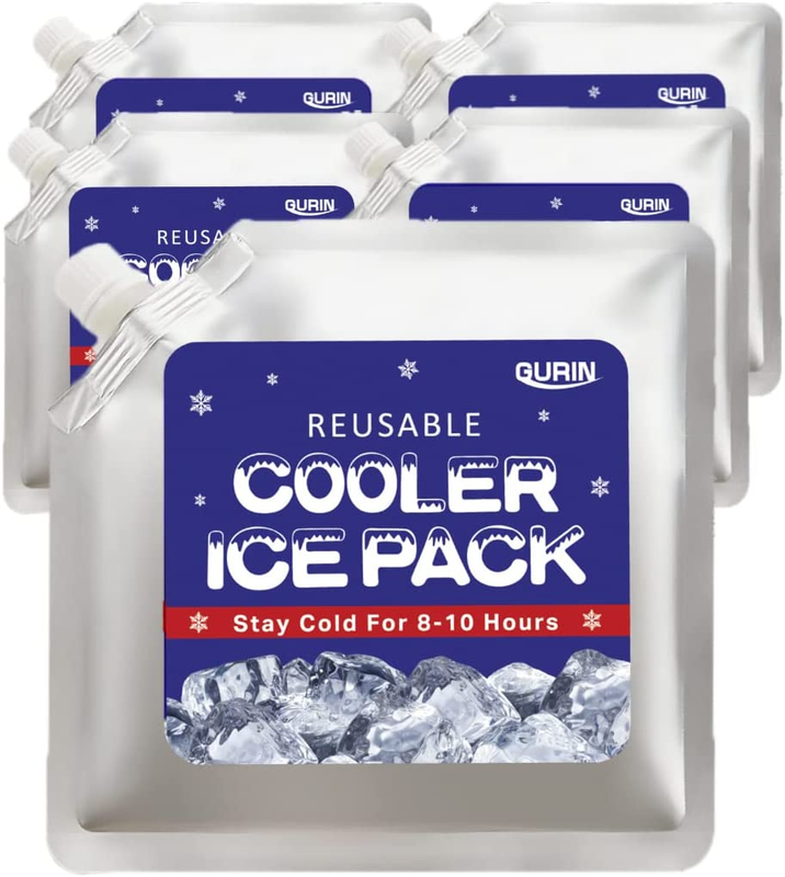 GURIN Cooler Ice Packs - Reusable Ice Packs for Lunch Box, B
