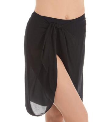 Dotti Women's Summer Sarong Short Pareo Swim Coverup SSC100 O/S Black