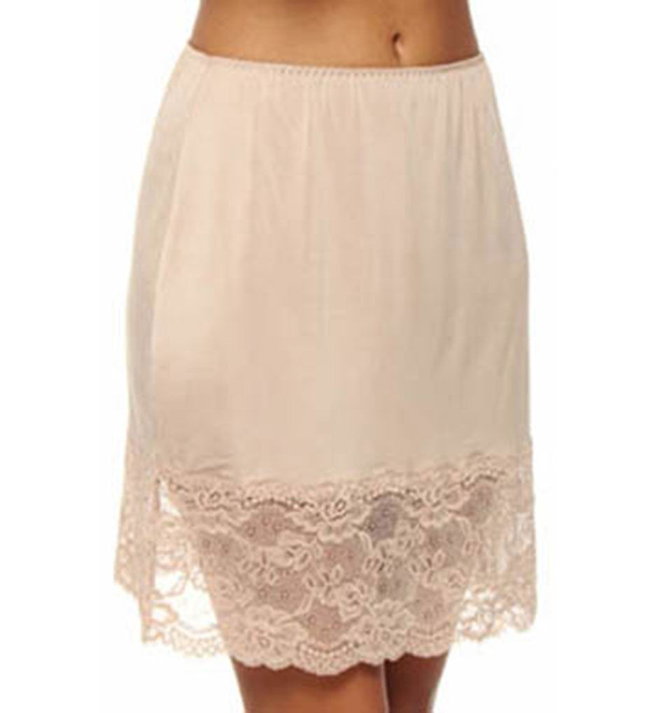 Online Shopping Arcade White Premium Poly Cotton Half Waist Slip UK Made Under Petticoat 26 Long Plus Size