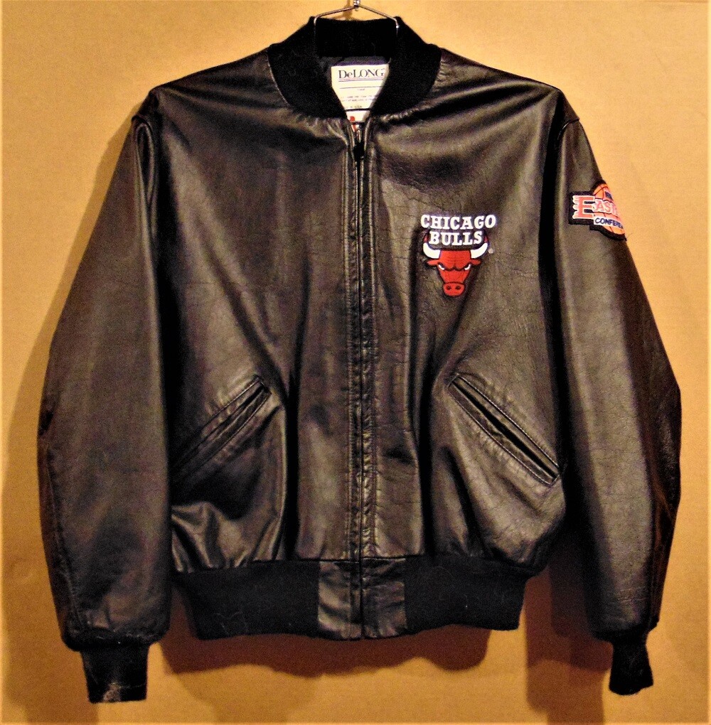 CHICAGO BULLS LEATHER NBA JACKET - SIZE 46 | eBay