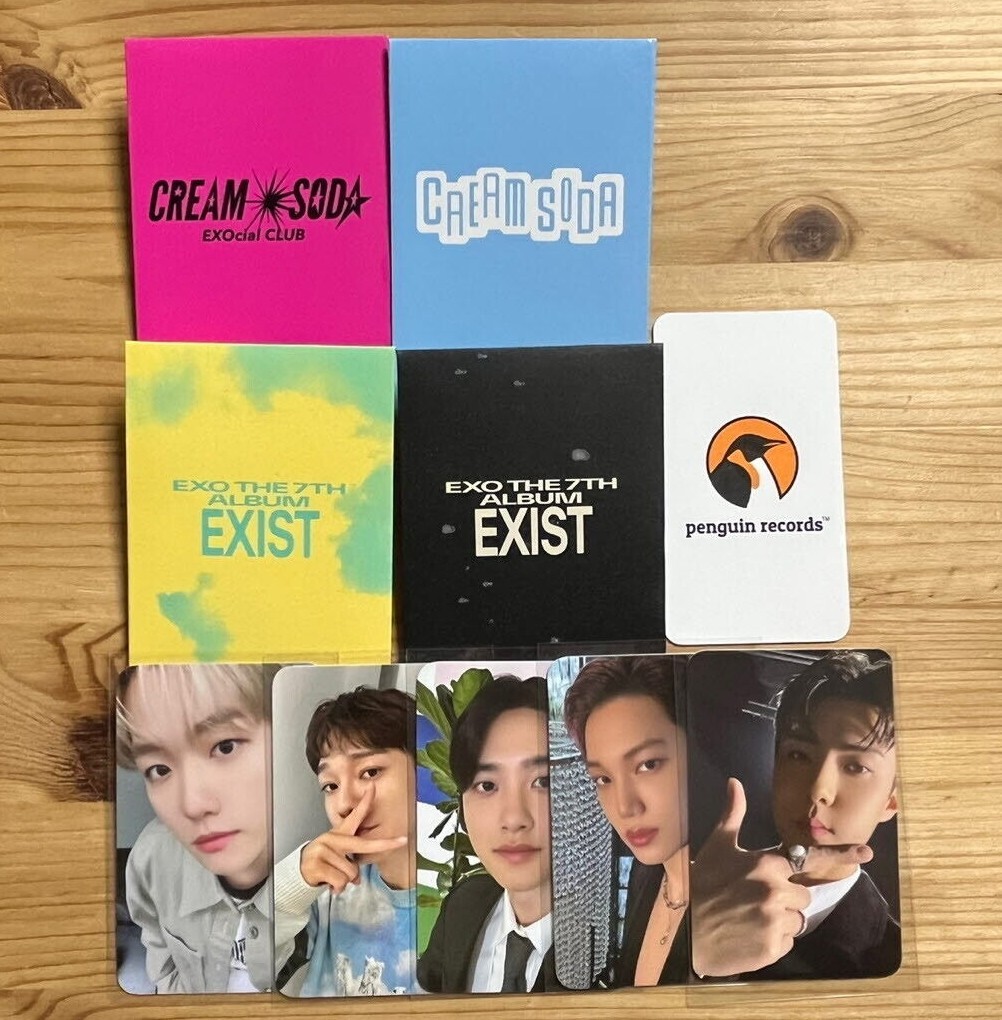exo EXOcial Club Cream Soda トレカ ベッキョン  ② EXO EXIST EXOcial Club Cream Soda OFFICIAL MD RANDOM TRADING CARD