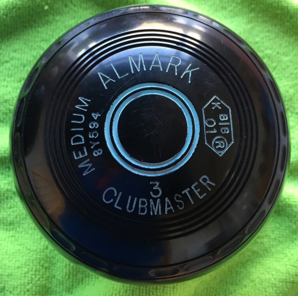 Pair (2) ALMARK Clubmaster Size 3 Lawn Bowls + Bag in Bangor, County