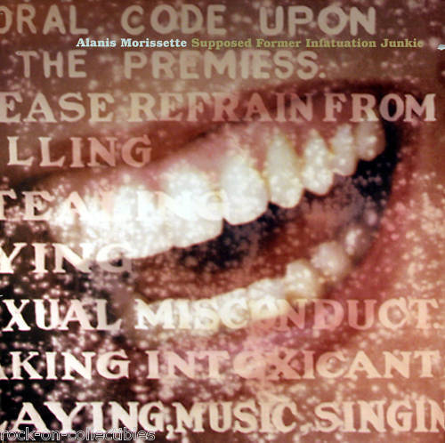 Alanis Morissette 1998 Infatuation Junkies Original Promo Poster