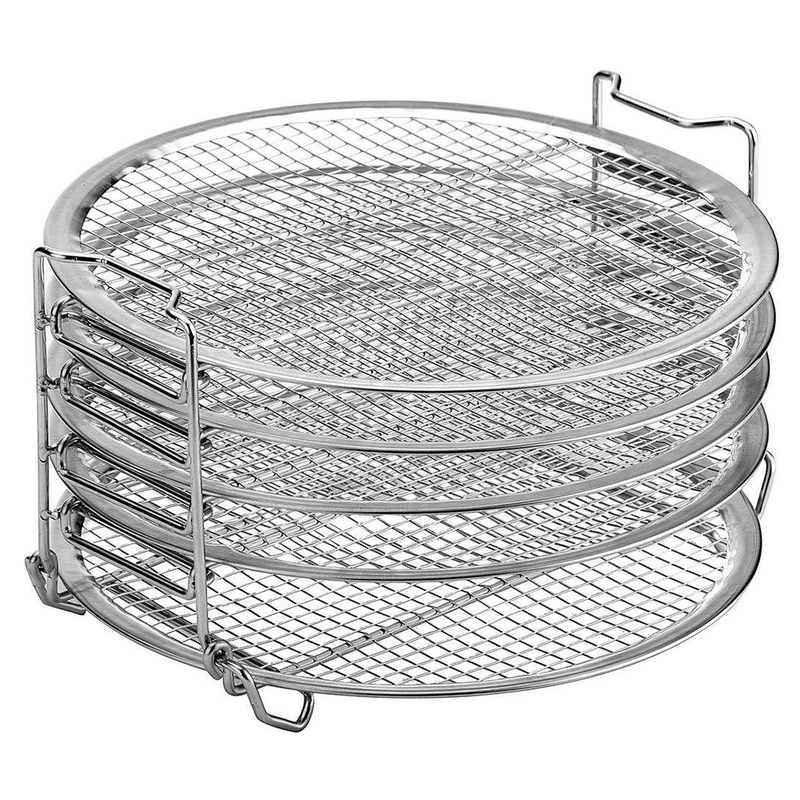 Tureclos Stainless Steel Dehydrator Rack 5-Layer Air Fryer Stand Pressure Cooker