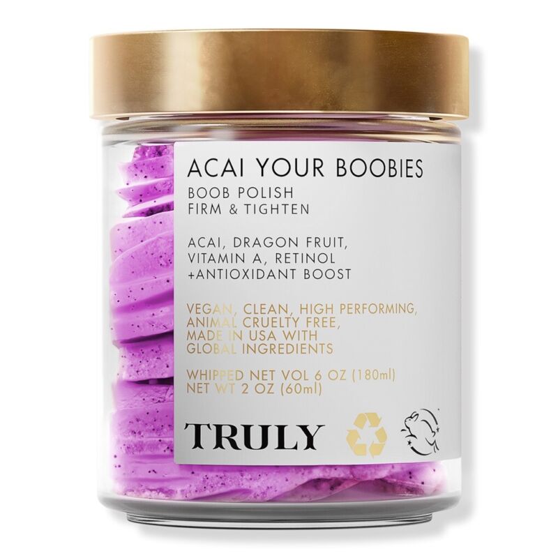 Truly Beauty Acai Your Boobies Lifting Boob Polish Firm And Tighten 2oz 60ml