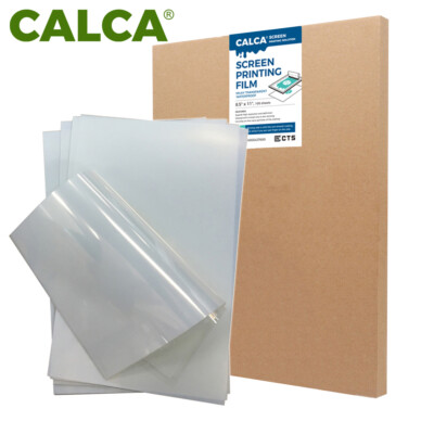 CALCA 100 Sheets 8.5 x 11 Waterproof Inkjet Milky Transparency Film Screen Print