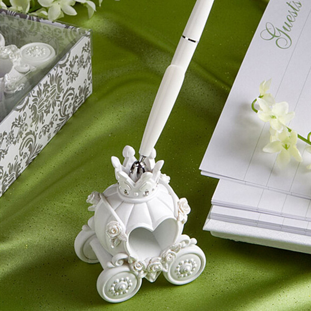 For Party Wedding Reception Guest Book Signing Pen Holder Stand Decor Pen