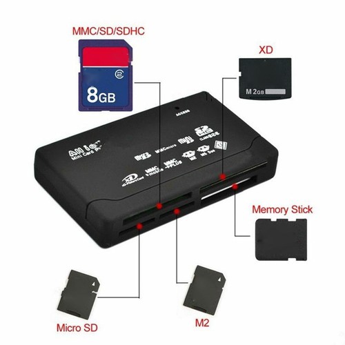 Kartenleser USB Karten Adapter Kartenlesegerät Micro SD TF CF XD MS Card Reader