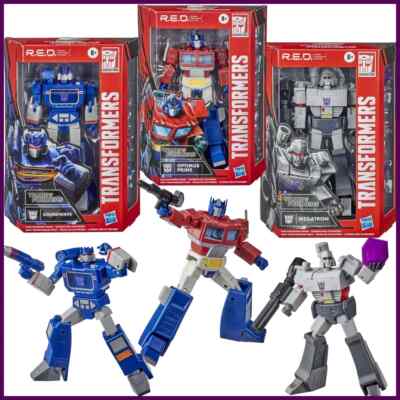 Hasbro Transformers R.E.D Soundwave Megatron Optimus Prime Action Figure Toys