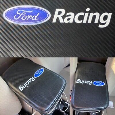 For Ford Racing Car Center Console Armrest Cushion Mat Pad Cover 11.75"X8.5"