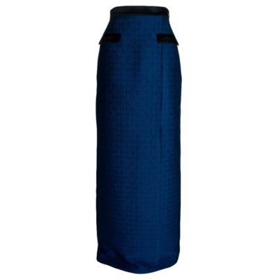 Pre-owned Temperley London Temperley Long Marino Skirt In Blue