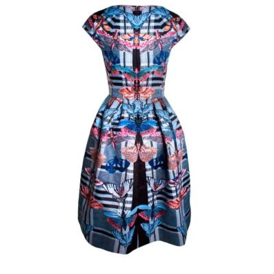 Pre-owned Temperley London Temperley Arielle Strctrd Dres In Blue