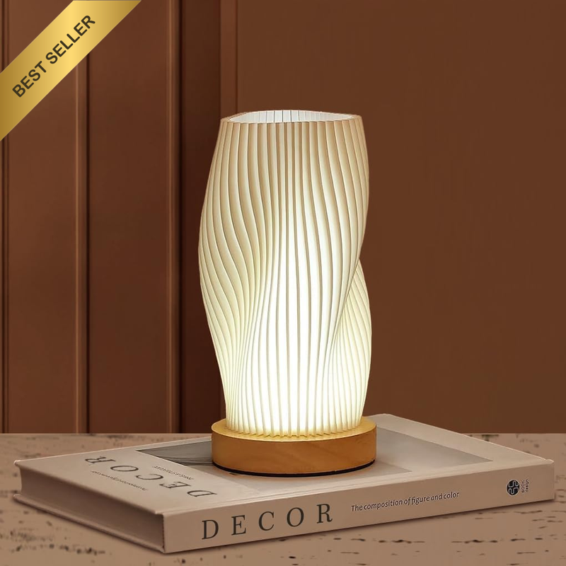 Tiffany Style Vintage Table Lamp, Stained Glass Bedside Light for Bedroom