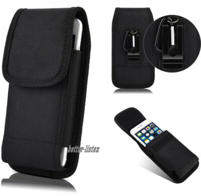 Vertical Case Cover Pouch Holster With Belt Clip For Large Cell PHONES