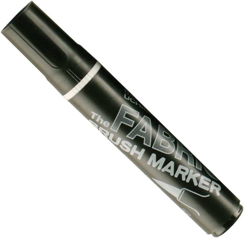 722-C-1 Marvy Fabric Brush Point Marker, Black