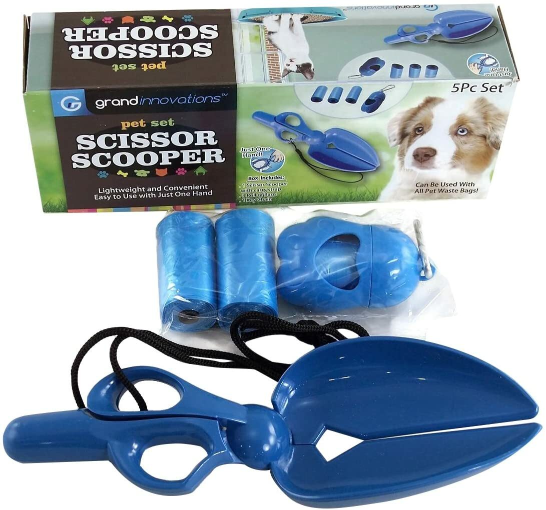 Paletta E Rotolini Per Feci Animali Domestici Forbice Pet Cane Scissor Scooper