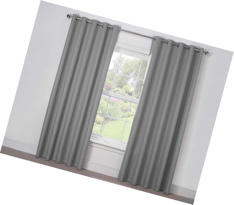 Julian Charles Luna Thermal Coated Eyelet Curtains 90 X 54