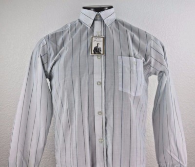 NEW Nino Visconti Men's Long Sleeve Dress Shirt Size 15-38
