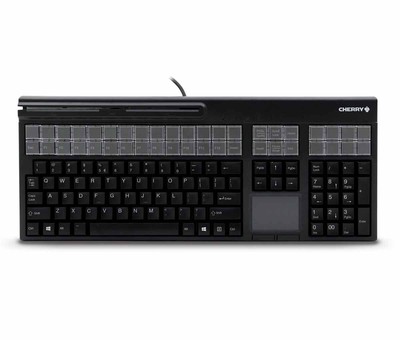Cherry Keyboards LPOS,QWERTY USB W/TOUCHPAD BLK 3TRK USB 127 PROGR KEYS 42REL