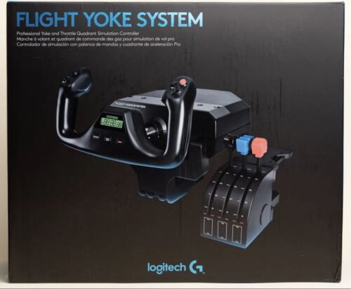 Logitech Saitek G Pro Flight Yoke System with Throttle Quadrant - Black Logitech Saitek G Pro Flight Yoke System with Throttle Quadrant - Black