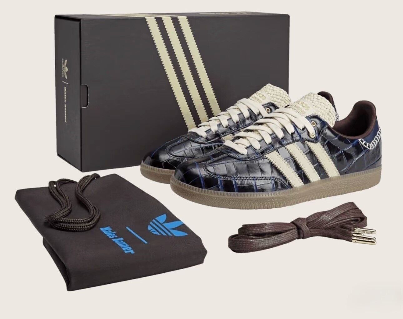 adidas Wales Bonner x Samba OG 'Croc - Collegiate Navy adidas Wales Bonner x Samba OG 'Croc - Collegiate Navy