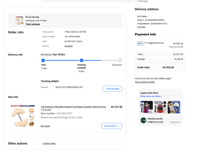 Item photo(s) from verified buyer