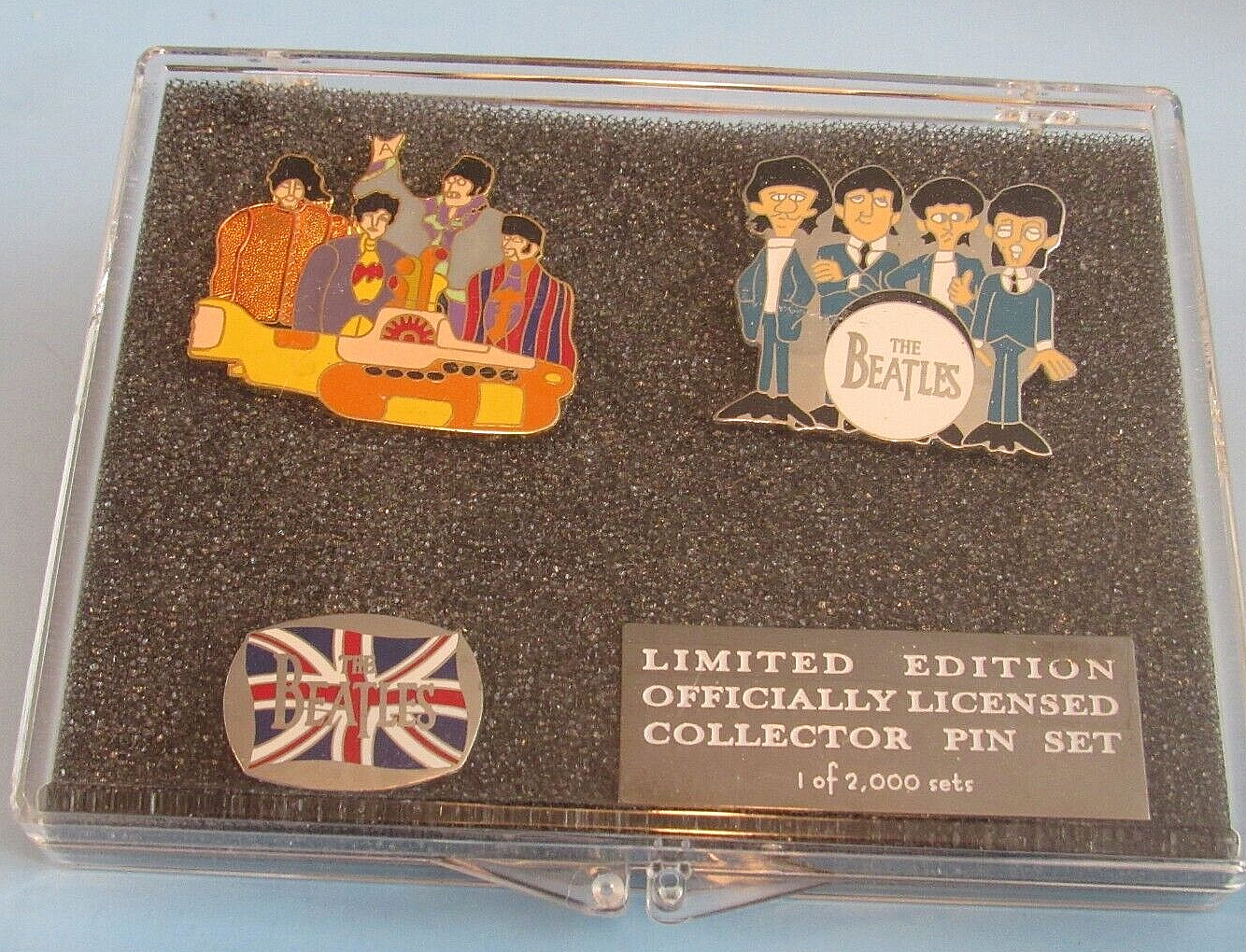 THE BEATLES LIMITED EDITION OFFICIALLY LICENSED PIN SET. 1