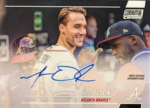 2022 Topps Stadium Club Chrome - Matt Olson #SCCUA-MO