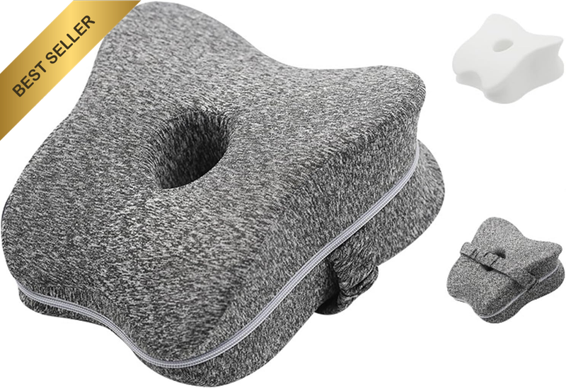 Knee Pillow Leg Pillow for Side Sleepers Foam Support Pillow for Sleeping for Ba