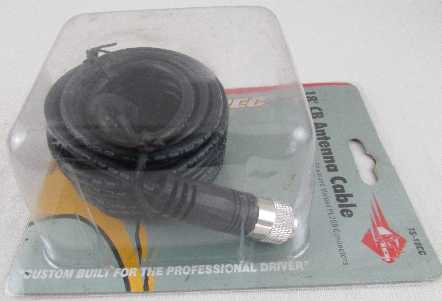 CB Antenna Cable Black By Truck Spec 18' TS-18CC New