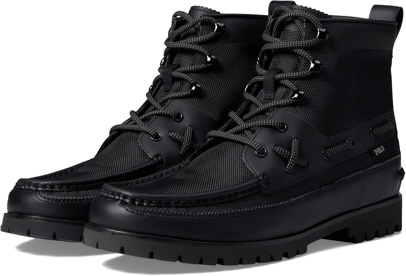 POLO RALPH LAUREN mens Ranger Mid Suede & Faux-shearling Boot