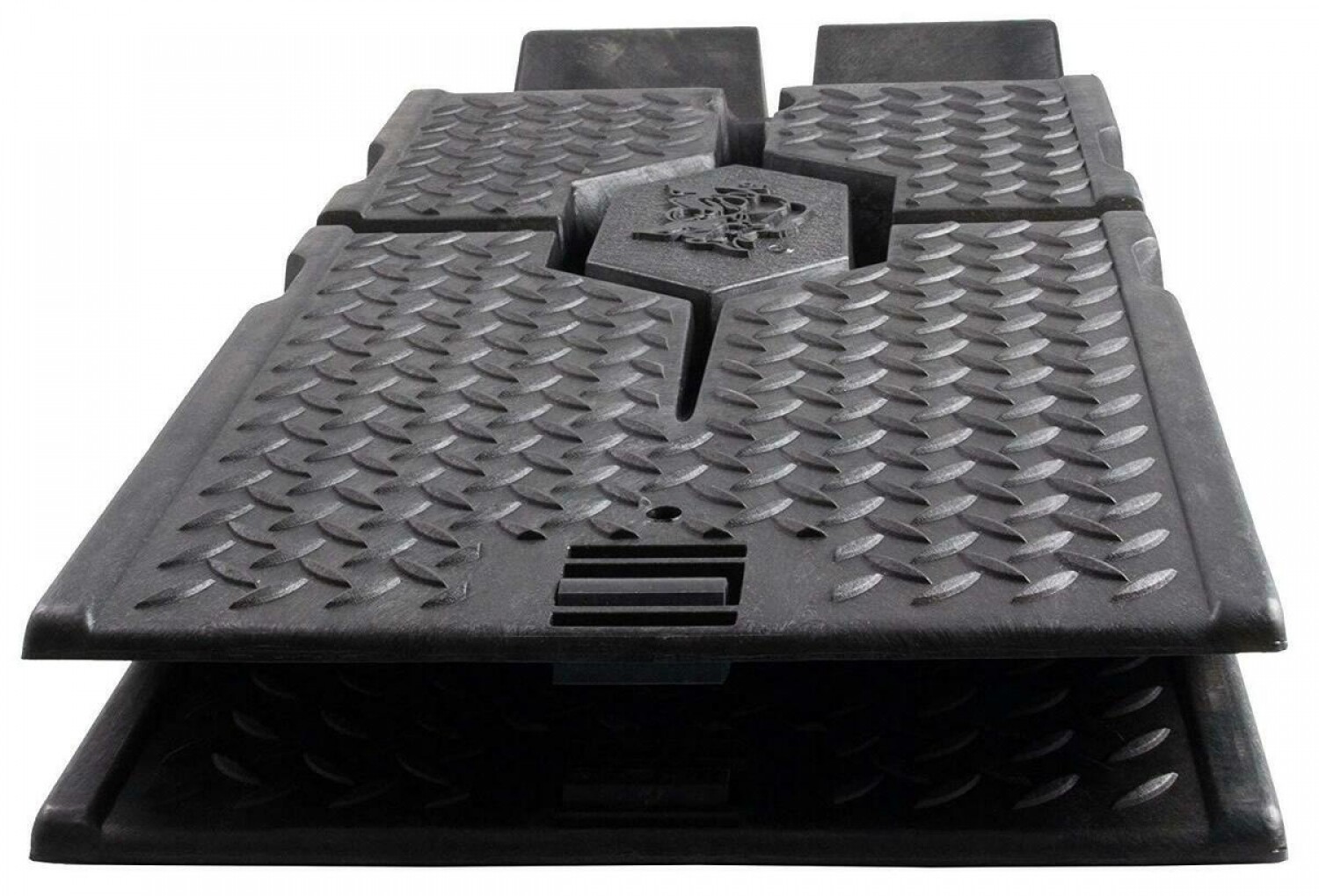 16000 LB Heavy Duty Plastic Ramps Truck SUV Trailer Car Oil Change Lift Tool New