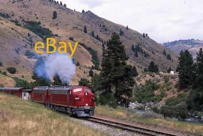 IDAHO, NORTHERN & PACIFIC FP10 Scenic Action in Banks, Idaho 2010 Railroad Slide