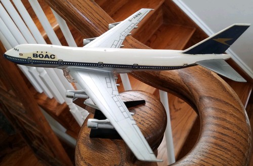 Aero Mini BOAC 747 Tomkins UK Aeromini with Stand-LAST LISTING OF THIS ITEM!
