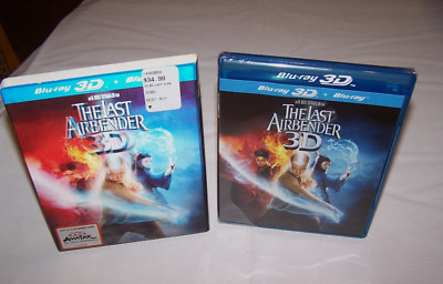 The Last Airbender 3D & 2D (Blu-ray, 2010) With 3D Slipcover - Mostly Sealed