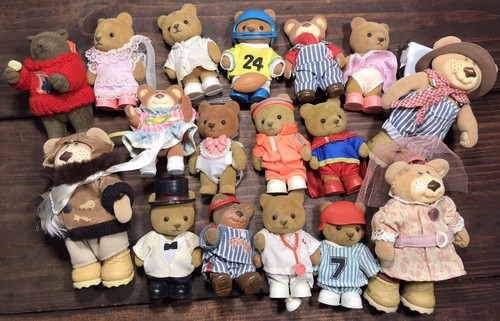 Vintage 1980s Lot of 16 FURSKINS 1 GUND Small Poseable Toy