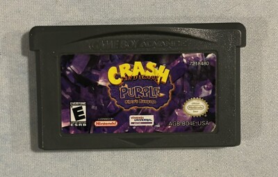 Crash Bandicoot Purple: Ripto's Rampage (Nintendo Game Boy Advance, 2004) GBA