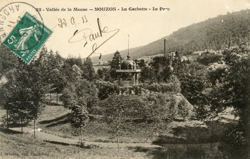 *27087 Cpa Nouzon - La Cachette - Le Parc