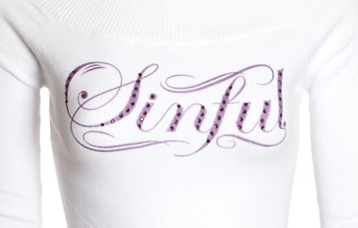 Sinful by Affliction Women's Sweater Dress Electra Biker Tattoo