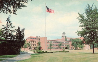 Syracuse NY, William Lawyer Hinds Engineering Hall, University, Vintage Postcard