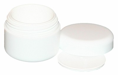 Cremedosce - Runddose mit Verschluß 5 ml weiss 20 Stk. Tiegel Kosmetiktiegel