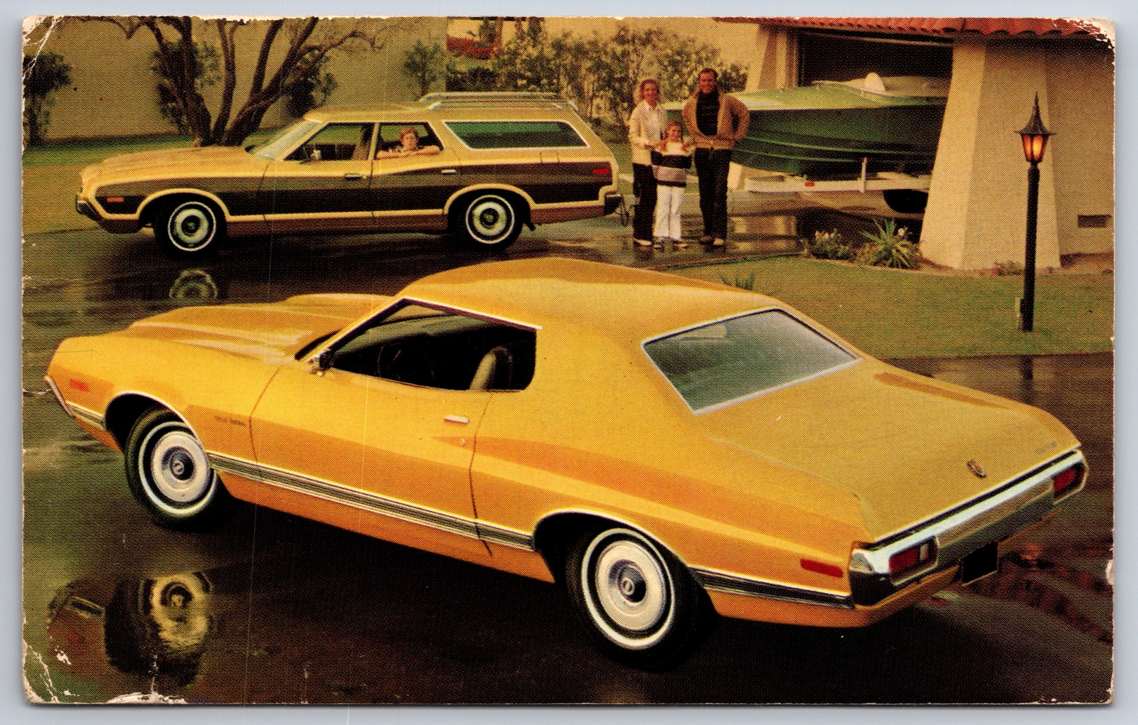 Highland Park Illinois~Shoreland Ford~1972 Gran Torino 2 Door & Station Wagon~PC