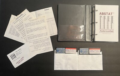 VTG Computer Programming ABstat Release 5 User Manual & Software for IBM