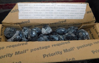 Apache Tears Obsidian lapidary cabbing tumbling rough lot 3 lbs Superior Arizona